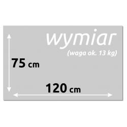 Szklana tablica magnetyczna 120x75 cm MAPA ŚWIAT M104