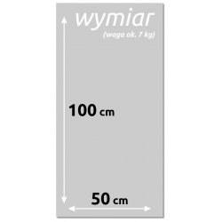 Szklany planer magnetyczny 50x100 cm P011