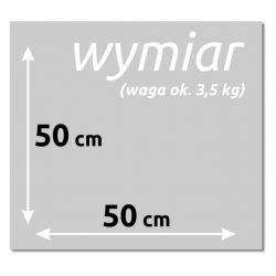 Szklana tablica magnetyczna 50x50 cm MAPA POLSKA M002