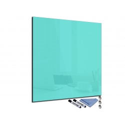 Szklana tablica magnetyczna 65x60 cm MIĘTOWY