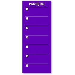 Szklany planer magnetyczny 45x112 cm P010