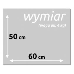 Szklana tablica magnetyczna 60x50 cm CYTRYNOWY